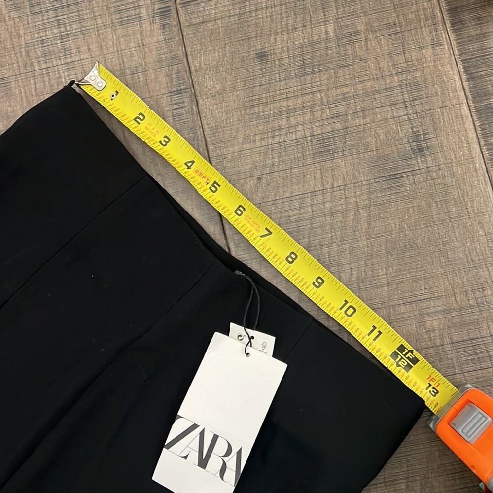 Zara Black Wide-Leg Trousers - Picture 5 of 16